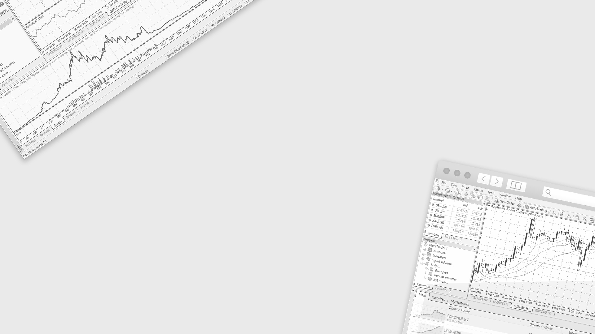 MetaTrader 4 Interface