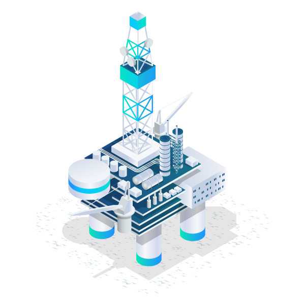 Oil Trading Illustration